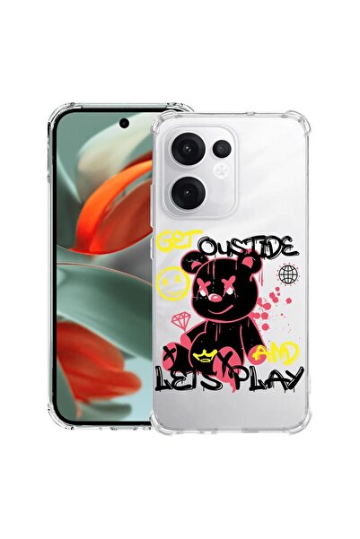 bestcase Съвместим калъф за OPPO Reno13 F 5G, Удароустойчив 1.5ММ, Мече  "Да ...