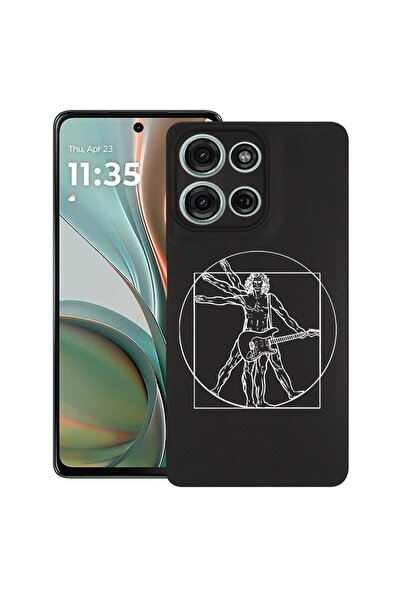 bestcase ¬Æ Husa pentru Motorola Moto G15, Da Vinci, Slim Silicon 0.8MM, Anti...