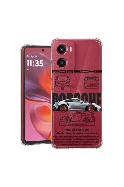 bestcase ¬Æ Husa pentru Motorola Moto E15, Anti Shock 1.5MM, Porsche, Protect...