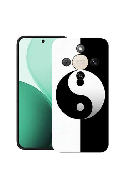 bestcase ¬Æ Husa TPU Ultra Slim Compatibila cu Honor Magic8 Lite, Yin Yang, 3...