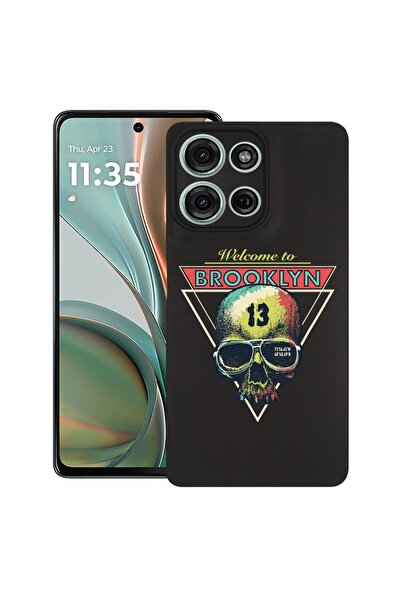 bestcase ¬Æ Husa pentru Motorola Moto G75, Brooklyn 13, Slim Silicon 0.8MM, A...
