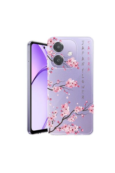 bestcase Husa pentru OPPO A40 / A40M, BestCase¬Æ Clear Silicon 2MM, Cherry Bl...