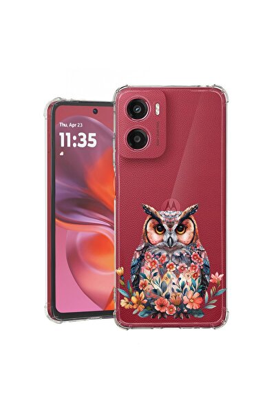 bestcase Θήκη για Motorola Moto G06 με σχέδιο Κουκουβάγιας, Αντικραδασμική, Ε...