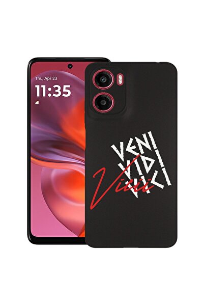 bestcase ¬Æ Husa Slim Silicon pentru Motorola Moto E15, Veni Vidi Vici, 19978...