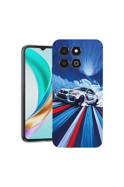 bestcase Husa pentru Honor X6b, BestCase¬Æ Clear Silicon 2MM, BMW 3 E46, Anti...