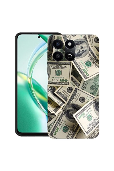 bestcase ¬Æ Husa pentru Honor 200 Smart, Slim Silicon, Money Pattern, Protect...