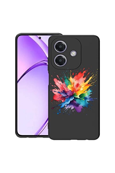 bestcase Θήκη για OPPO A60 5G / A40 / A40M, Σχέδιο Color Splash, Λεπτή σιλικό...
