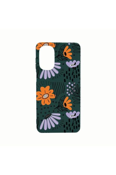 bestcase Husa Silicon, Compatibila Cu Motorola Moto E32s, Flowers - Pastel Co...