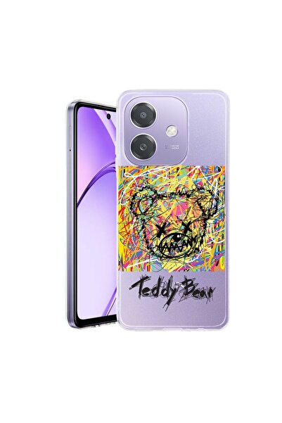 bestcase Husa pentru OPPO A40 / A40M, BestCase¬Æ Clear Silicon 2MM, Teddy Bea...