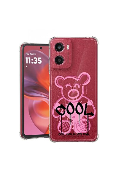 bestcase ¬Æ Husa pentru Motorola Moto G05, Anti Shock 1.5MM, Teddy Bear Cool ...