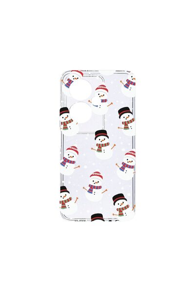 bestcase Husa BestCase¬Æ Clear Silicon 2MM, Compatibila Cu OPPO A79 5G, Snowm...