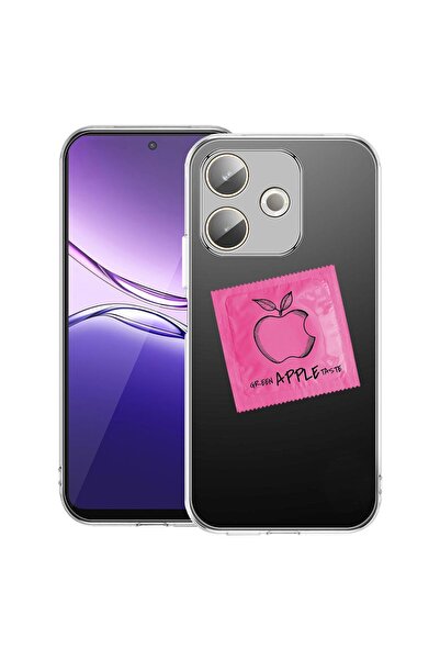 bestcase ¬Æ Husa Clear Silicon pentru OPPO A5 Pro 5G, Apple taste pink, 20424...
