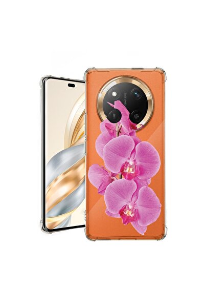 bestcase Husă Antișoc Compatibilă cu Honor Magic7 Lite, Floral - Orhidee Roz ...