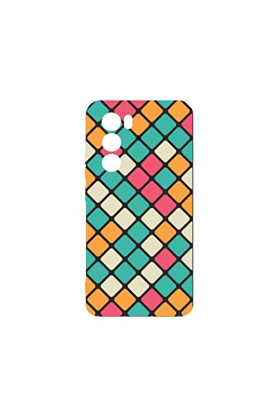 bestcase Θήκη Σιλικόνης Premium, Συμβατή με OPPO Reno12, Μωσαϊκό, Λεπτή 1.2 χ...