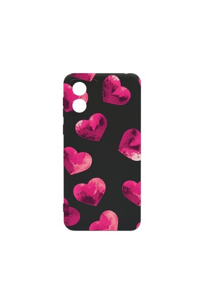 bestcase ¬Æ Husa Slim SIlicon 0.8MM, Compatibila Cu Motorola Moto E14, Heart ...