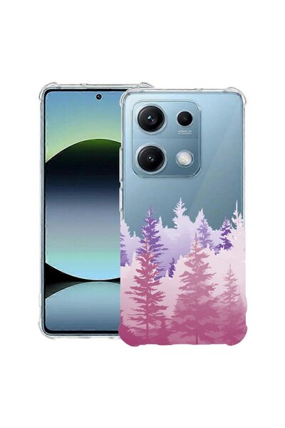 bestcase Husă Antișoc Compatibilă cu OPPO A6 Pro, cu Design Lumini Matinale î...