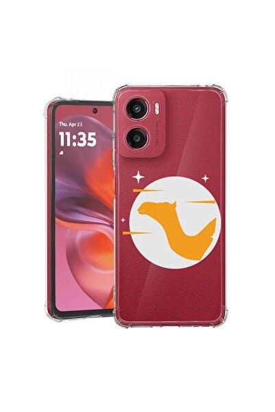 bestcase ¬Æ Husa compatibila Motorola Moto E15, Anti Shock 1.5MM, Camel, Prot...