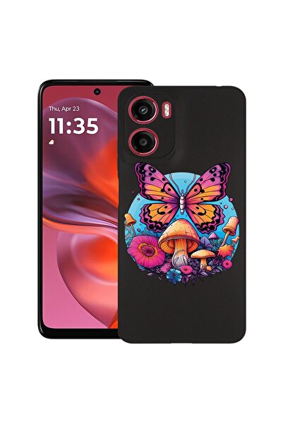 bestcase Калъф за Motorola Moto E15 / Moto G05, Цветове на мечтите - Пеперуда...