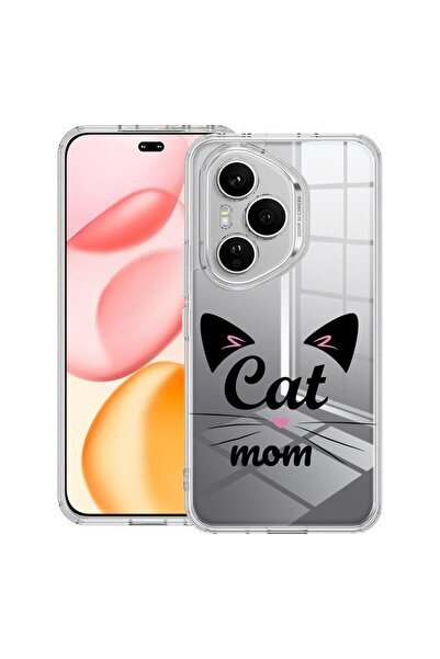 bestcase ¬Æ Husa Clear Silicon pentru Honor 400 Pro, Cat Mom, 2036424 T 1850