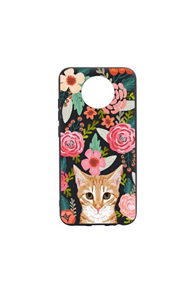 bestcase Husa Silicon Compatibila Cu Nokia C30, Cat and Flowers, rezistenta l...