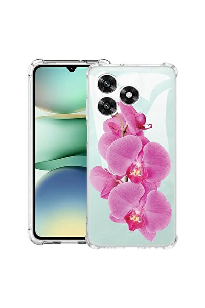 bestcase Противоударен калъф, съвместим с Honor 400 Lite, Флорален - Минимали...