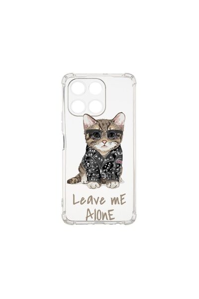 bestcase ¬Æ Husa pentru Honor 200 Smart, Anti Shock 1.5MM, Leave Me Alone Cat...