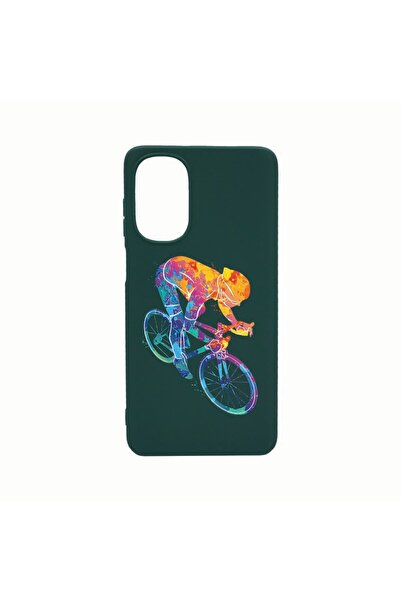 bestcase Husa Silicon, Compatibila Cu Motorola Moto E32s, Cyclist Colorful, R...