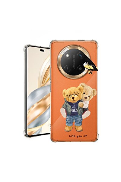 bestcase ¬Æ Husa pentru Honor Magic7 Lite, Anti Shock 1.5MM, Teddy Bear Lift ...