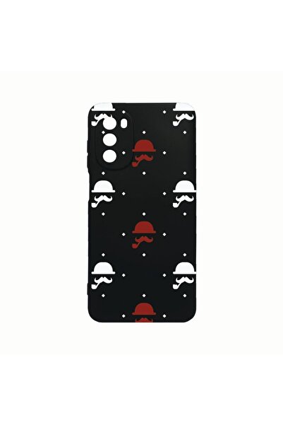 bestcase Husa Silicon, Compatibila Cu Motorola Moto G82 / Moto G52, Mustache,...