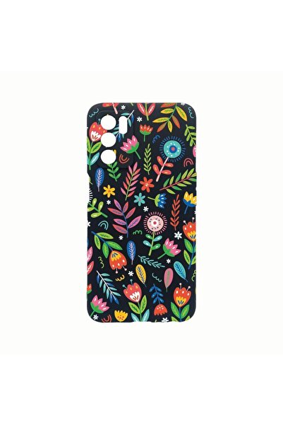 bestcase Husa Silicon, Compatibila cu Oppo A54s, Happy Flowers, Rezistenta la...