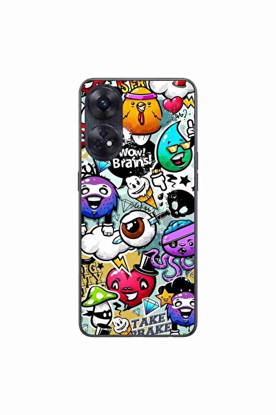 OEM Husa compatibila cu Oppo Reno8 T 4G Silicon Gel Tpu Model Pop Art Graffiti