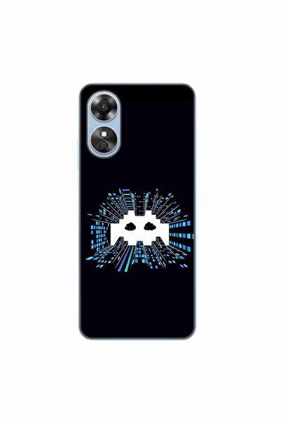 OEM Husa compatibila cu Oppo A17 Silicon Gel Tpu Model Sky Invaders