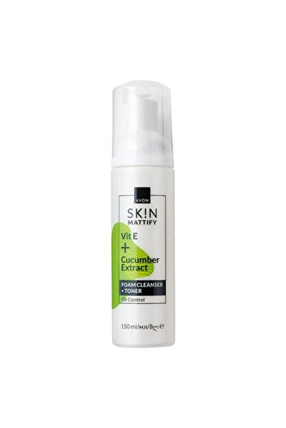 AVON Spumă pentru curățare + toner cu efect matifiant SK!N