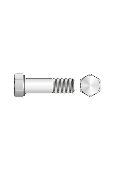 SCHAEFER Surub Cap Hexagonal Partial Filetat 931 Inox A4-M16 X 280