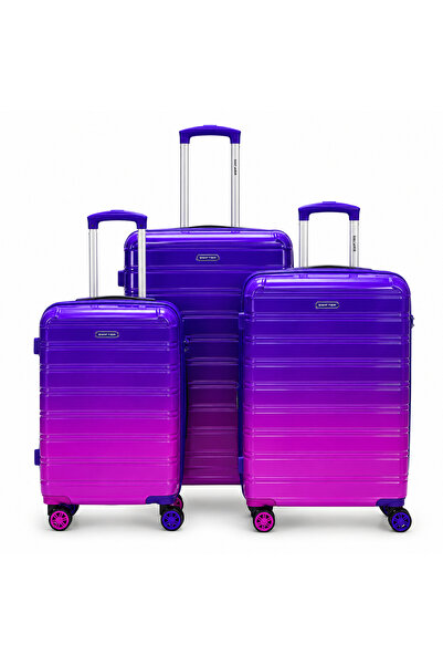 Swifter PC Luggage Set of 3 Expandable Hard Shell Suitcase 20 24 28 Inch Trav...