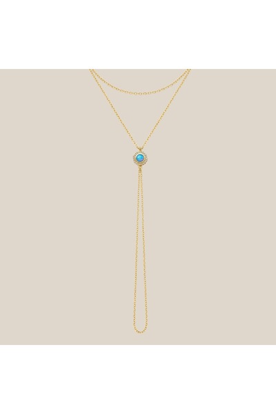 ALTINTAŞ KUYUMCULUK Minimal Opal Taşlı Altın Şahmeran