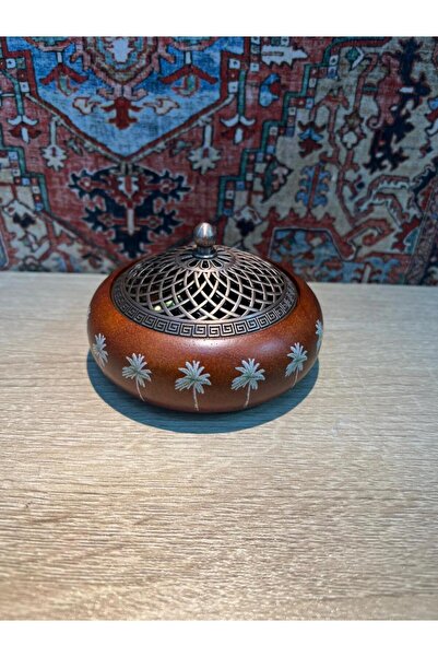 Pressia مبخرة دائرية من الخشب حارق البخور