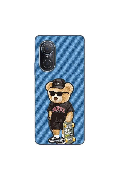 OEM Husa compatibila cu Huawei Nova 9 SE Silicon Gel Tpu Model Bear Skate Fas...