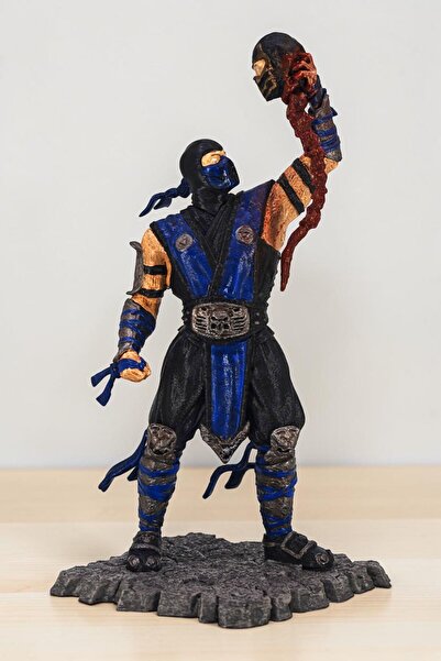 Hunga Mortal Kombat - Subzero Figür 21 Cm | Detaylı Boyama