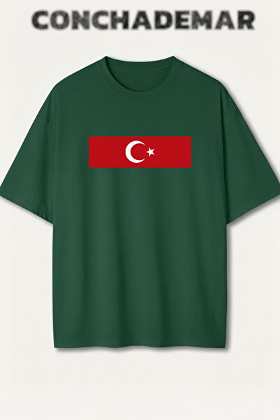 Vordevia Turkey National Teams Printed Premium Oversize Cotton T-Shirt