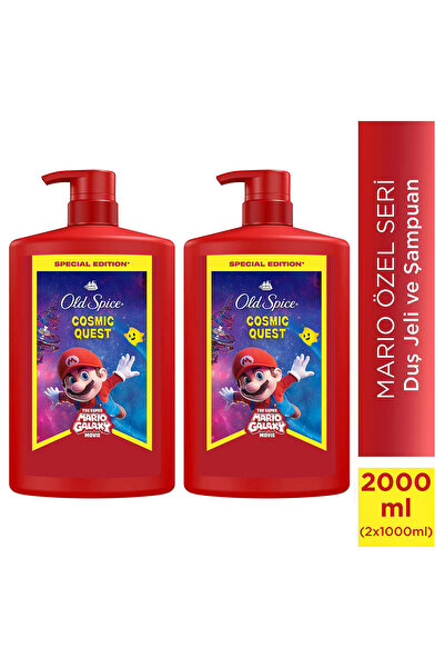Old Spice Süper Mario 3’ü 1 Arada Duş Jeli 1000 ml x2