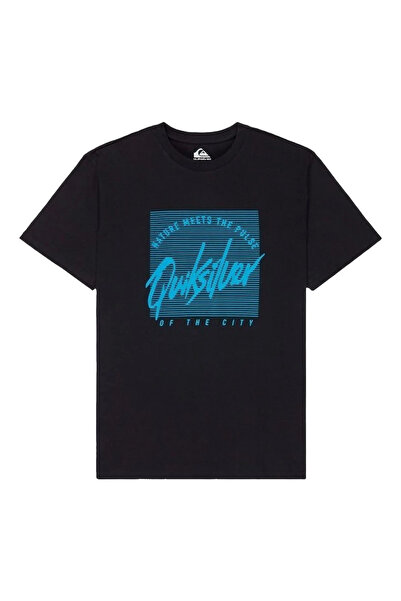 Quiksilver Retro Mood Erkek Siyah Outdoor T-Shirt EQYZT08261-11783