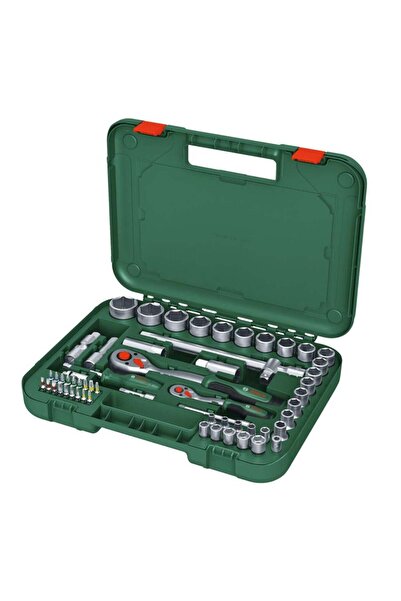 Bosch 1/4 and 1/2 Six Corner Socket Set 56 Pieces