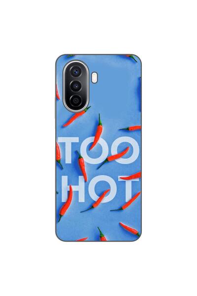 OEM Husa compatibila cu Huawei Nova Y70 Silicon Gel Tpu Model Mesaj Too Hot