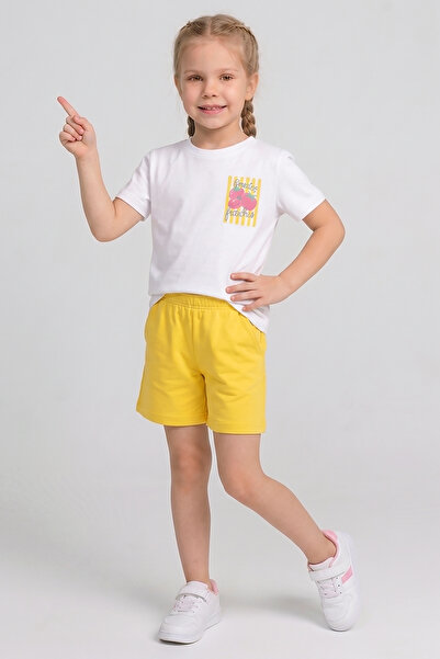 Dmb Set tricou din bumbac cu pantaloni scurți pentru fete