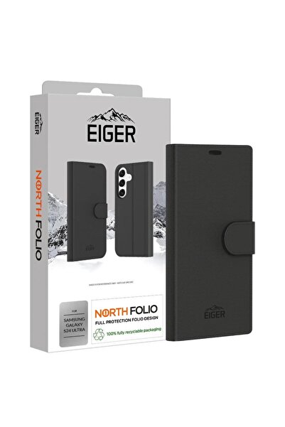EIGER Husa North Folio Case Samsung Galaxy S24 Ultra Black
