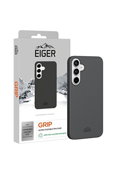 EIGER Husa Grip Samsung Galaxy A35 Black