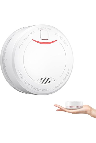 Heiman Detector de fum cu baterie de 10 ani - Senzor fotoelectric, aprobat VD...