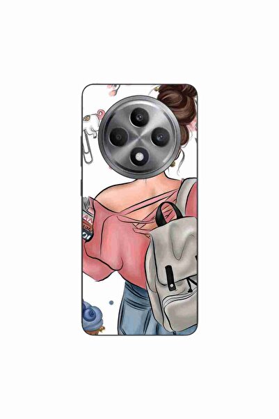 OEM Husa compatibila cu Oppo Reno12 FS Silicon Gel Tpu Model Girl Fashion School