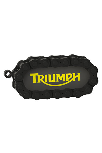 Ümraniye3d Triumph Compatible Motorcycle Keychain with Chain Detail